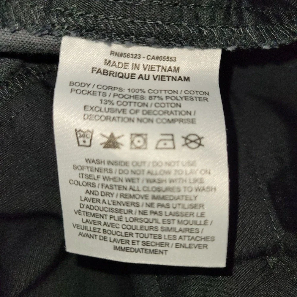 Nike Mens Corduroy Trousers Black Straight Leg Pants 40x32 DA0011-060